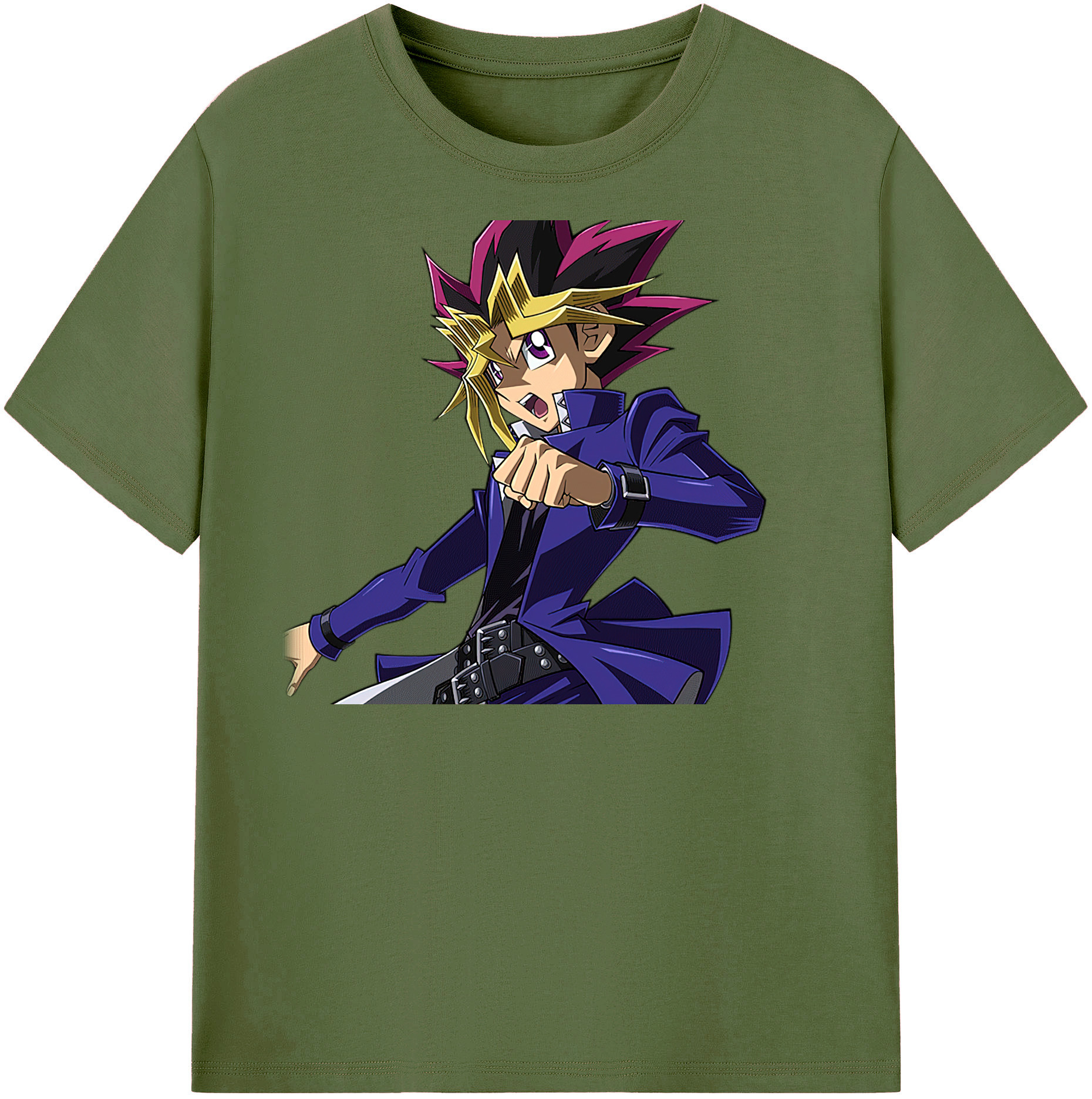 （画像用） 遊☆戯☆王 Yu-Gi-Oh! 綿100％半袖Tシャツ（フロントプリント）